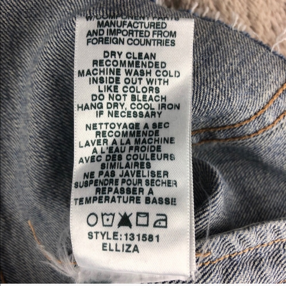 Joe’s Jeans The Cold Shoulder Jean Jacket - Picture 6 of 7